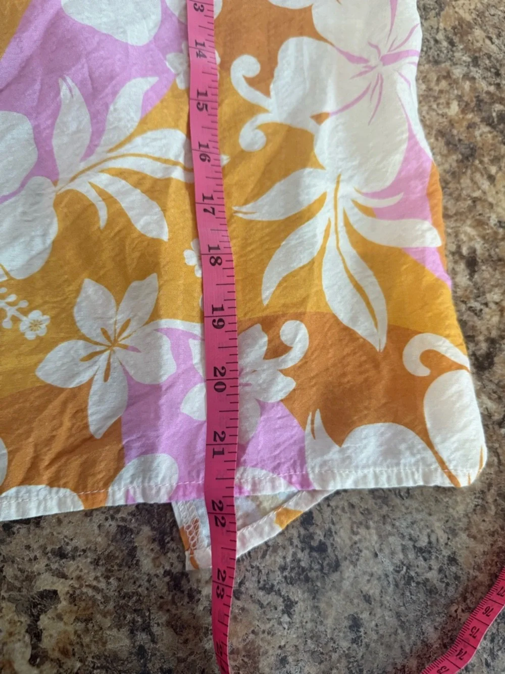 Lili Sidonio by Molly Bracken Tropical Twist Back Large Boho Summer Blouse - Picture 7 of 7